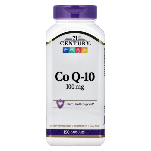 21st Century, коэнзим Q10, 100 мг, 150 капсул