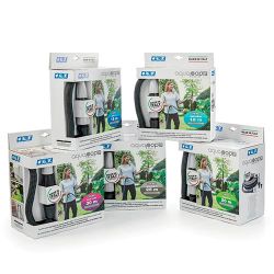 Шланг для полива GF GF80297675 AQUAPOP GREY EASY ПВХ саморастягивающийся с аксессуарами 25 м | GF