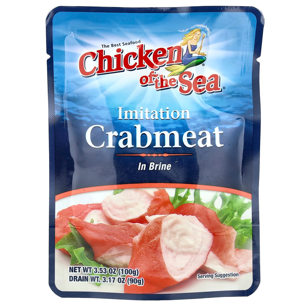 Chicken of the Sea, Крабовое мясо в рассоле, 100 г (3,53 унции)