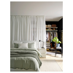 IKEA ÄNGSFRYLE  (ИКЕА ÄНГСФРЙЛЕ)  -  Штора, 1 шт, на ленте/белая, 300x300 см