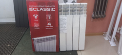 Радиатор STI Classic 4 секции 500х100 алюминий белый