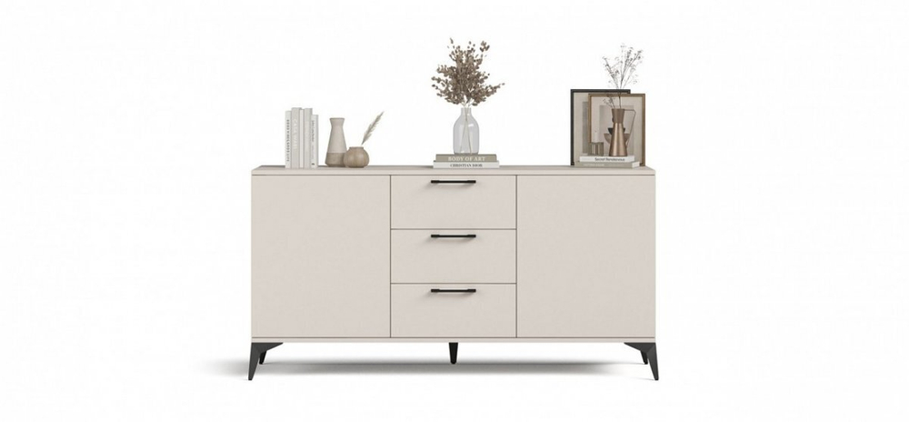 Комод ЛОФТ Кашемир серый