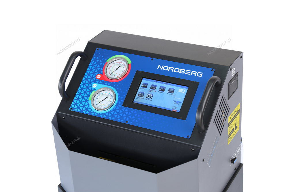 Установка автомат для заправки кондиционеров автобусов с ручным впрыском масла NORDBERG NF39