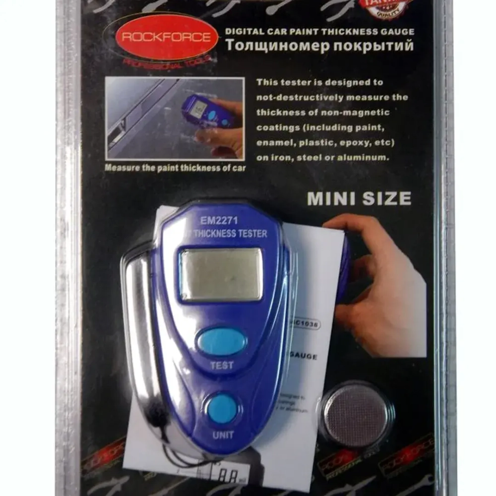Толщиномер покрытий, в блистере RockForce##Rock FORCE RF-04C1038