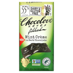 Chocolove, темный шоколад с кремовой мятной начинкой, 55% какао, 90 г (3,2 унции)