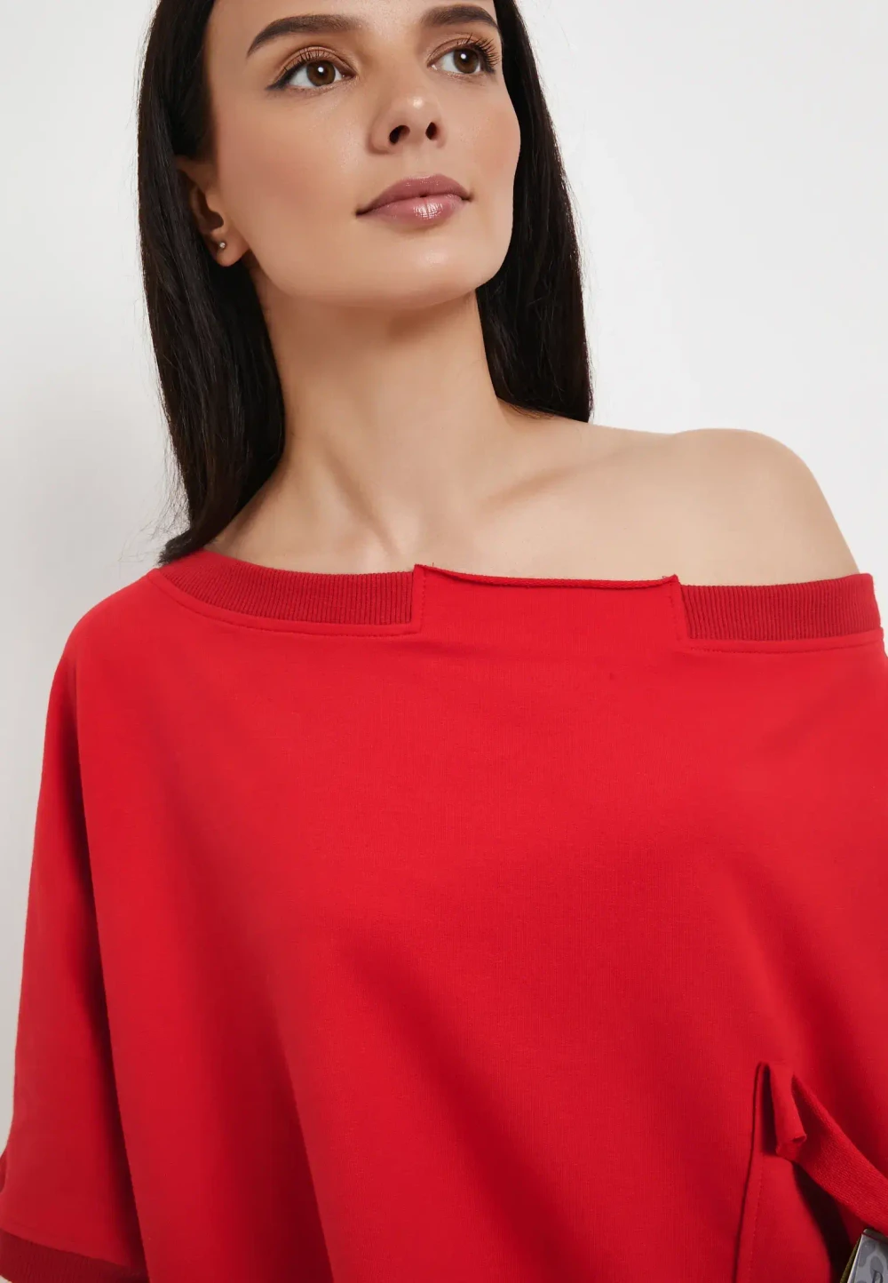 Футболка Летучая мышь красный