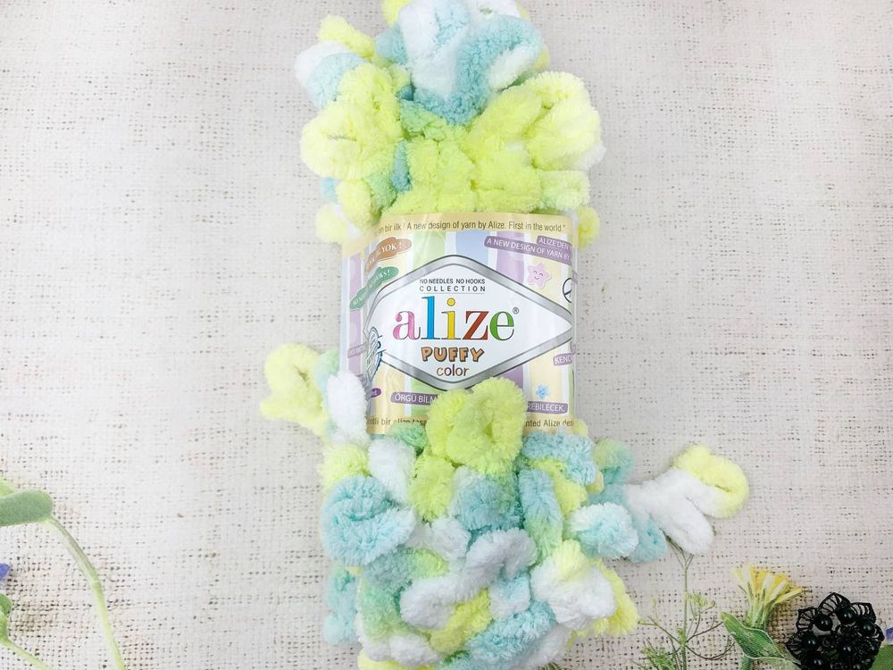 Пряжа ALIZE &quot;Puffy color&quot;