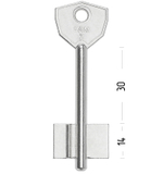 Заготовка сувальдного ключа 10707 SAM2D