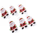 Прищепки декоративные «Сказочный Дед Мороз» 3 см (набор 6 шт)