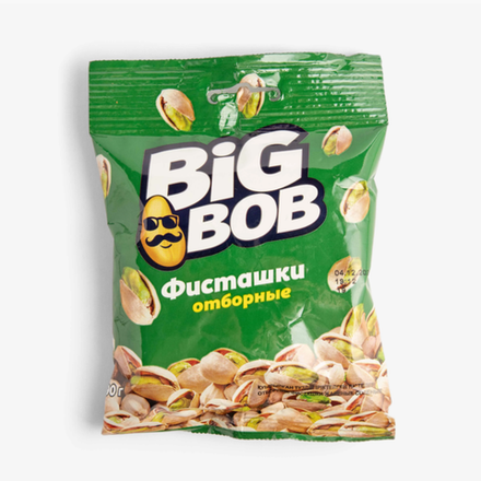 Фисташки Big Bob отборные 90 гр