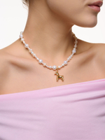 Колье "Horse Folk Pearl" Gold