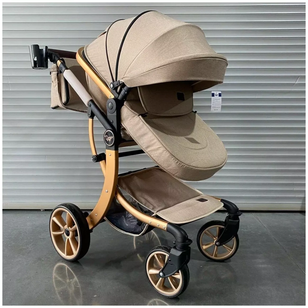 Детская коляска Luxmom 608 2в1 (хаки)