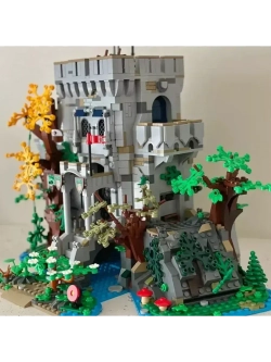 Конструктор Рыцари Замок в лесу 1957 деталей