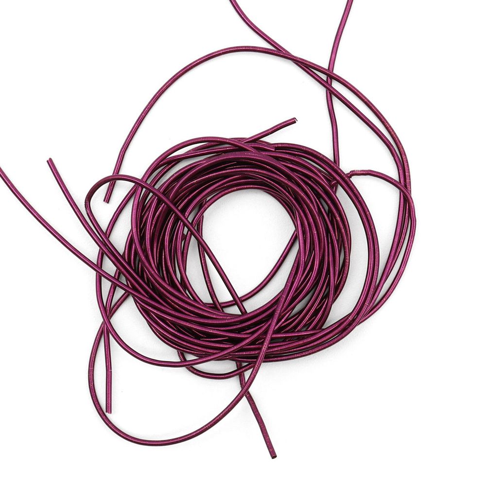 Канитель/трунцал гладкая глянцевая 1 мм, 5 гр. +/- 0,1 гр, фиолетовый