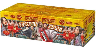 РС9230 Веерный салют "Русская душа" (0,7"/1"/1,2"/1,5" х 175 залпов)