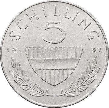 5 шиллингов 1961 Австрия