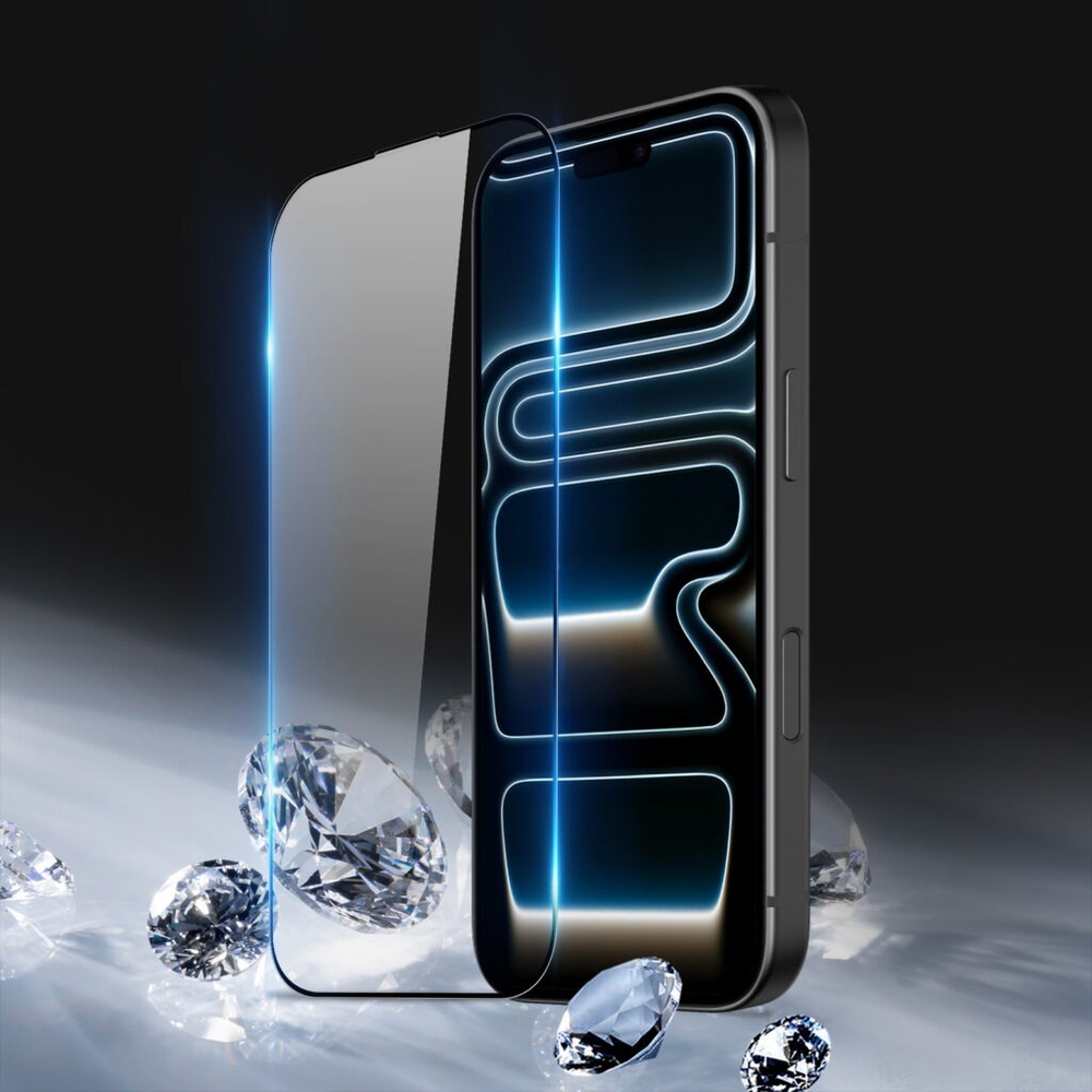 Защитное стекло на экран для iPhone 17 Pro, тонкие черные рамками, G-Rhino