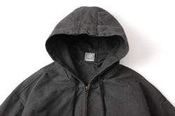 Куртка SHADOW CANVA HOOD COAT, серый-темный