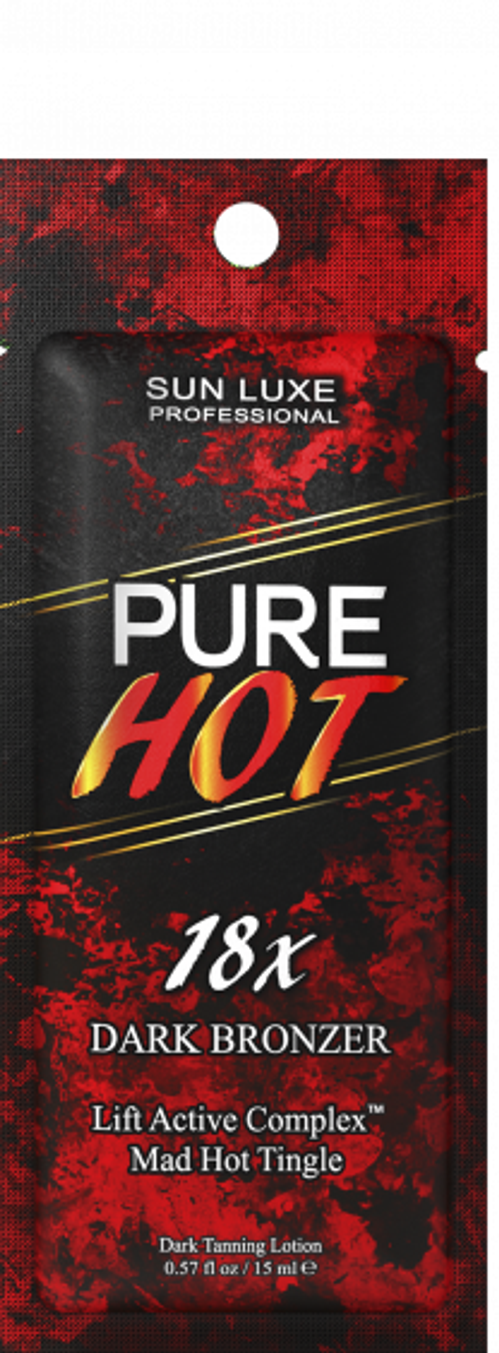 Крем д/загара Pure Hot саше 15мл с тингл-эффектом (тело д/загорелой кожи)