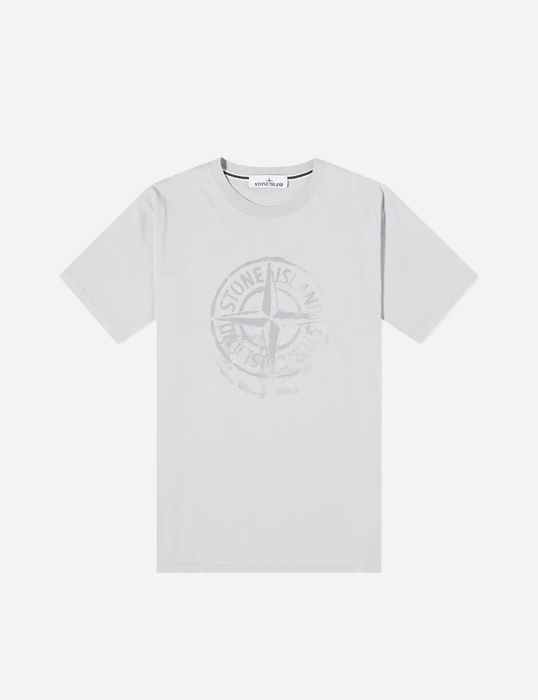 Stone Island Reflective One Badge Print
