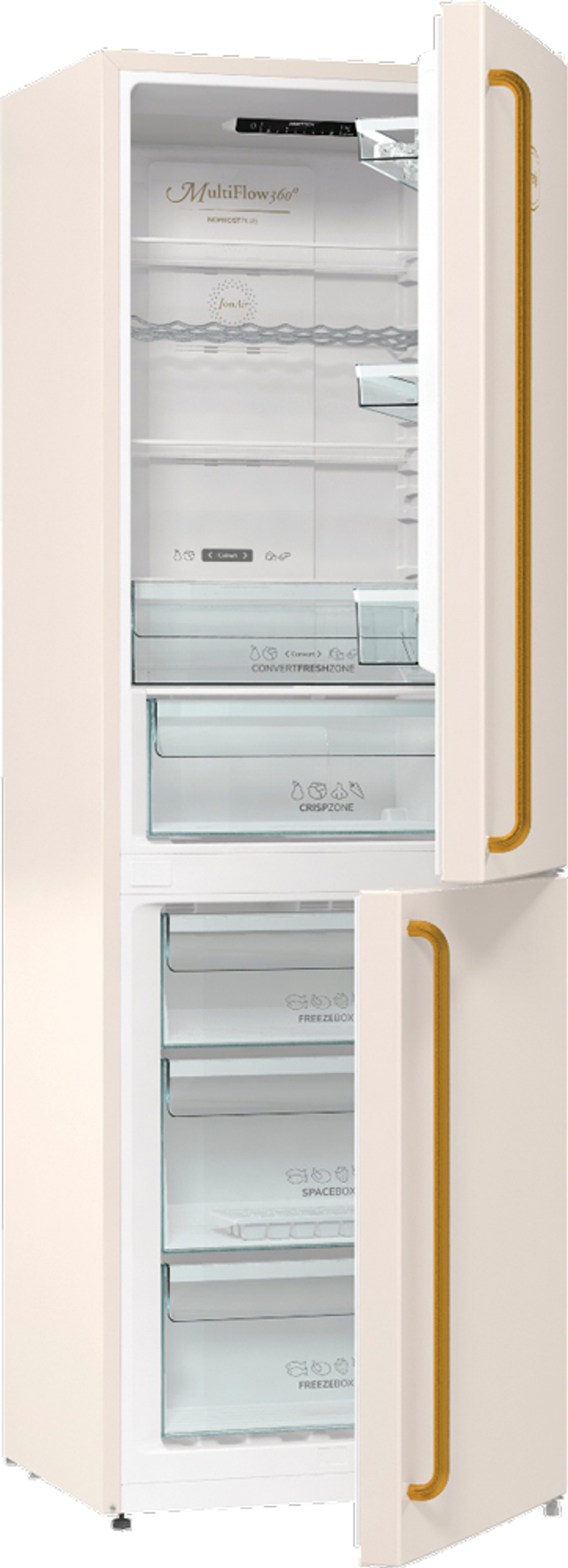 Отдельностоящий двухкамерный холодильник Gorenje NRK6192CLI