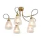 Люстра FR5522PL-05BS Карамель / Caramel E27x5 Freya fr5522pl-05bs
