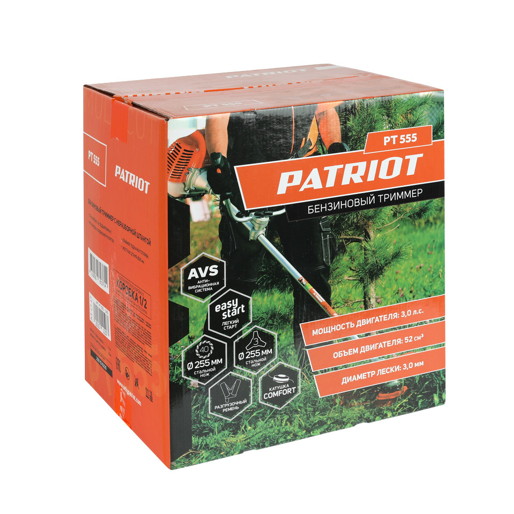 Триммер бензиновый PATRIOT PT 555