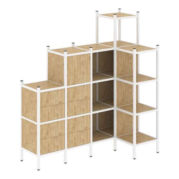 Лофт Угловой внутренний стеллаж VR.L-48  1694*862*1869