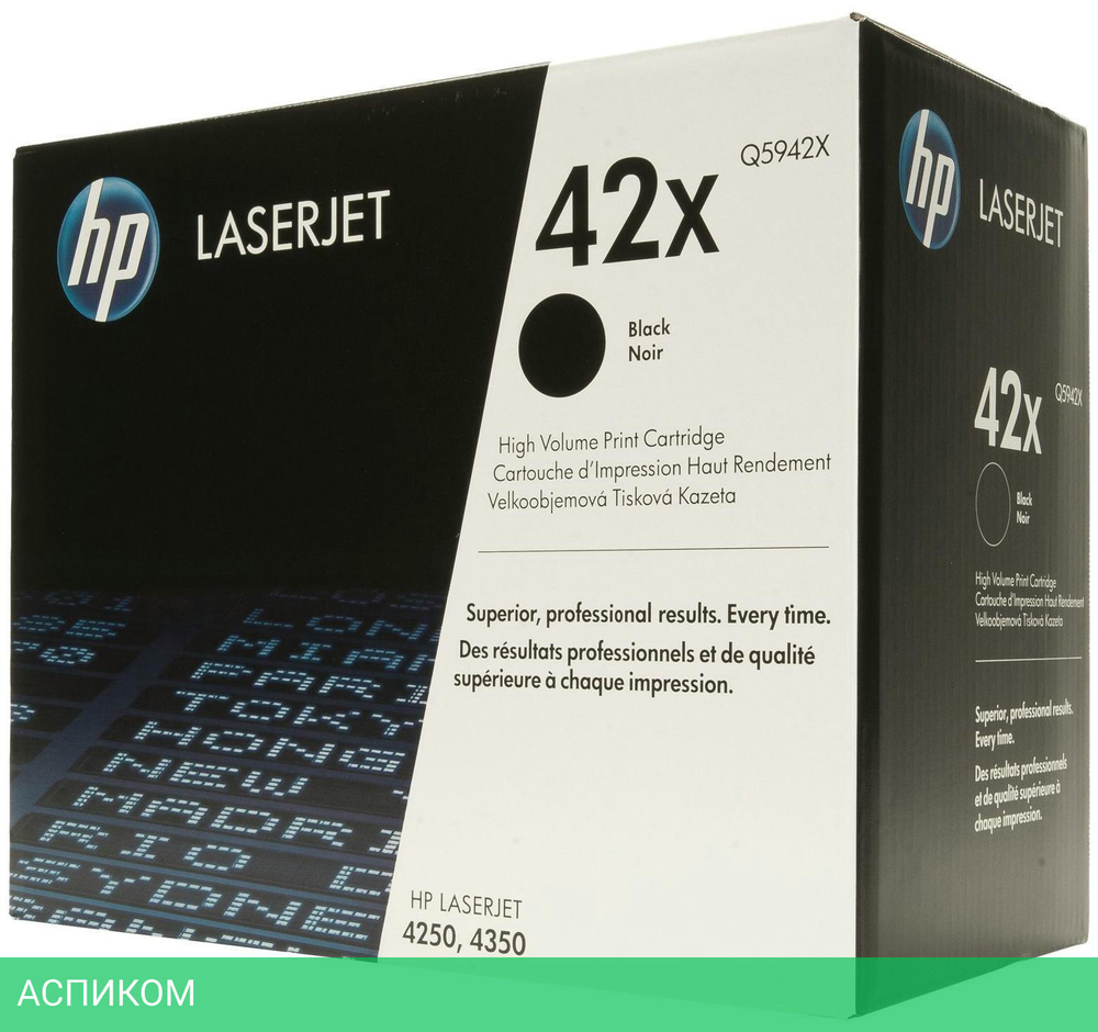 Картридж HP Q5942X черный