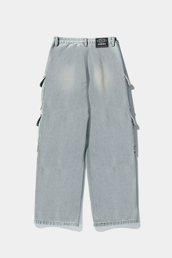 Джинсы SHMOT "Cargo 4 Pockets" Голубой