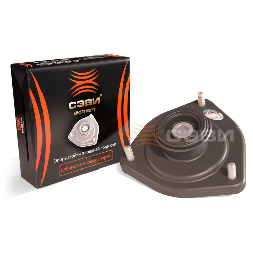 Опора передней стойки (люстра) ВАЗ 1118 Калина эксперт без подшипника Сэви