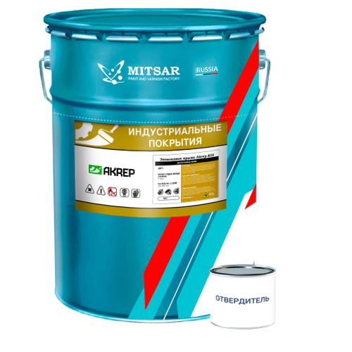 Эпоксидная краска AKREP-B10 (АКРЭП-Б10) для бетонных полов черная
