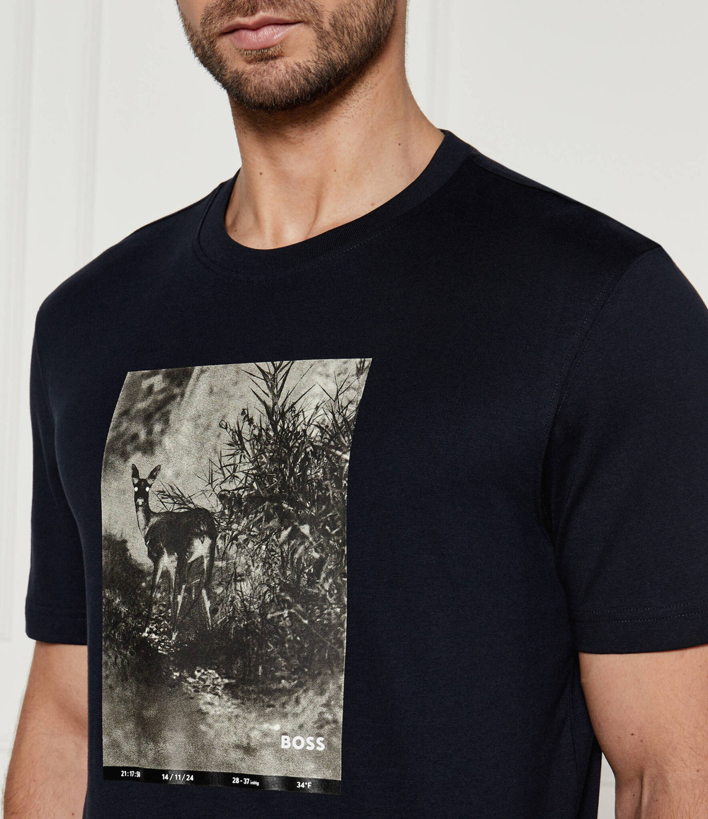 Футболка Te_Wilds BOSS ORANGE - темно-синий(50522894)