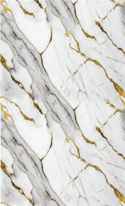 Листовая панель ПВХ "Гибкий мрамор" DESIGN MODERN, LJ80001T