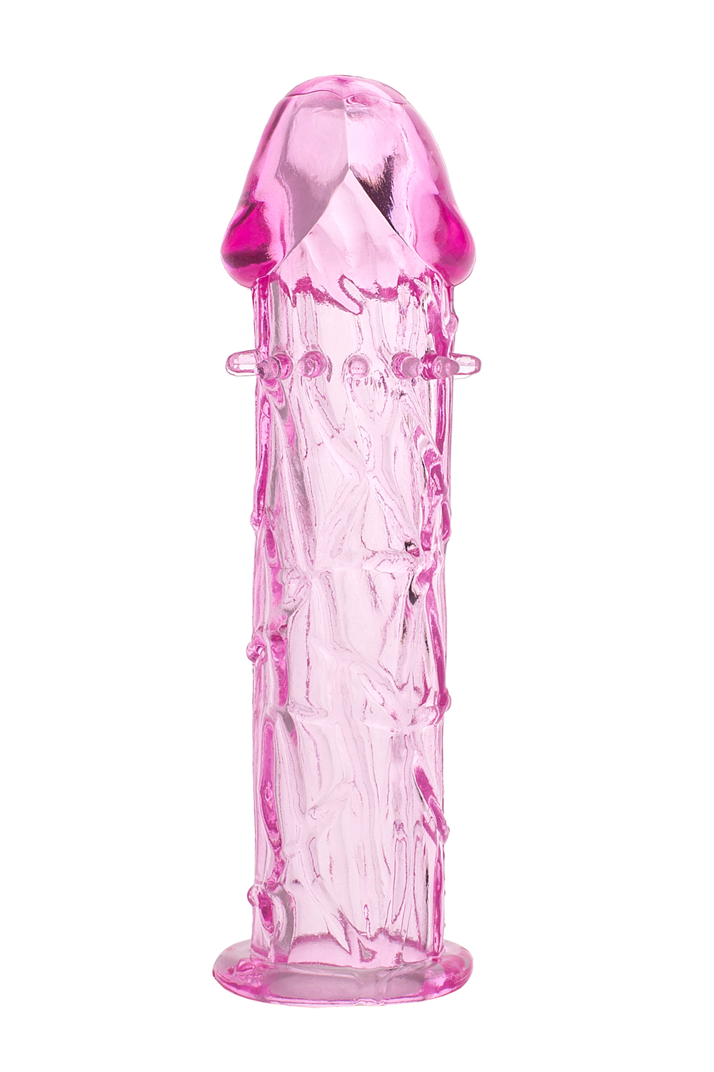 Насадка на пенис A-Toys by TOYFA Helon, TPE, розовый, 12,5 см