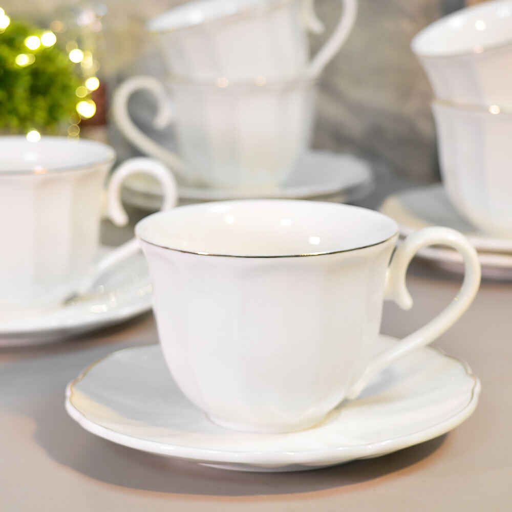 Чайный набор 12 предметов 250мл "Пломбир" (00110503)