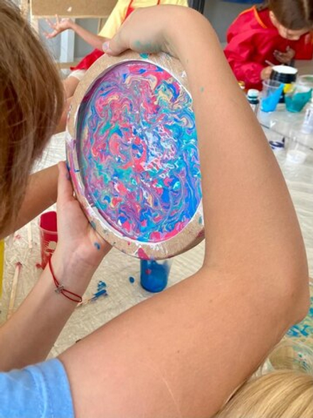 Панно флюид-арт для детей