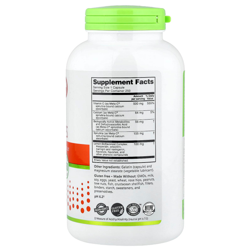 NutriBiotic, Immunity, Meta-C®, 250 капсул