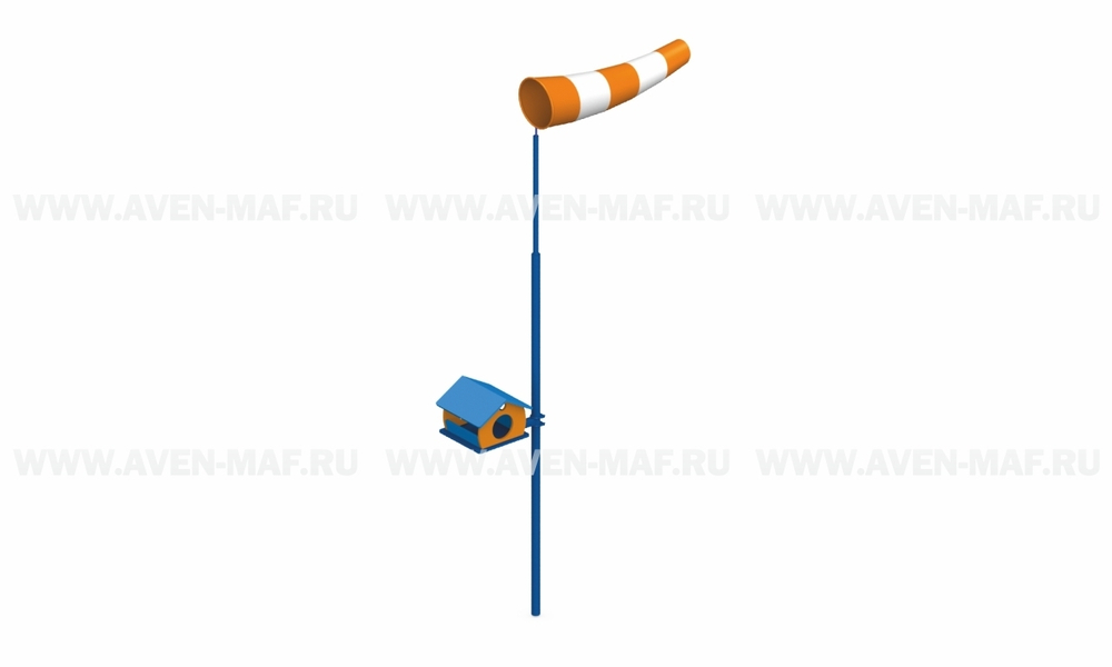 Ветровой рукав с кормушкой