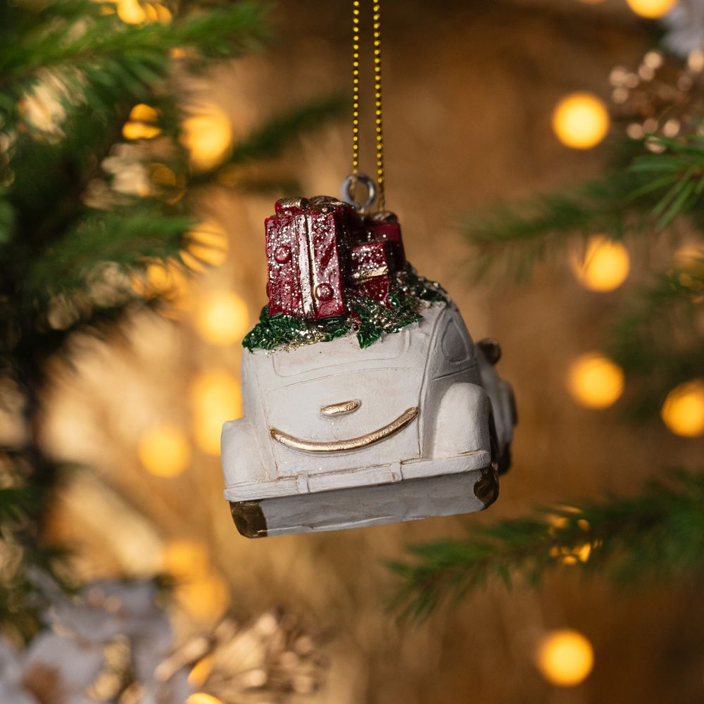 СТАТУЭТКА "МАШИНКА С ПОДАРКАМИ" 8*5*6 СМ