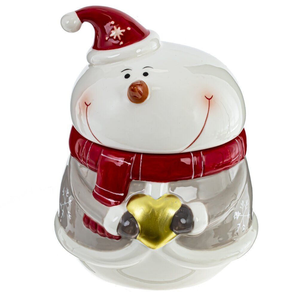 GAEM Конфетница "Снеговик: Сердце Зимы", 650 мл, L12 W12 H16 см