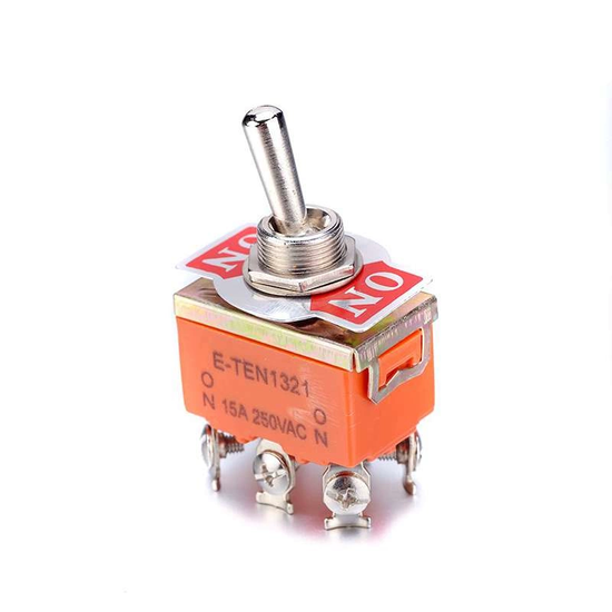 E-TEN1321 Тумблерный переключатель ON-OFF 6pin 15A (1 шт.)