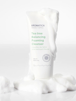 Aromatica tea tree balancing foaming cleanser - очищающая пенка с чайным деревом (travel)