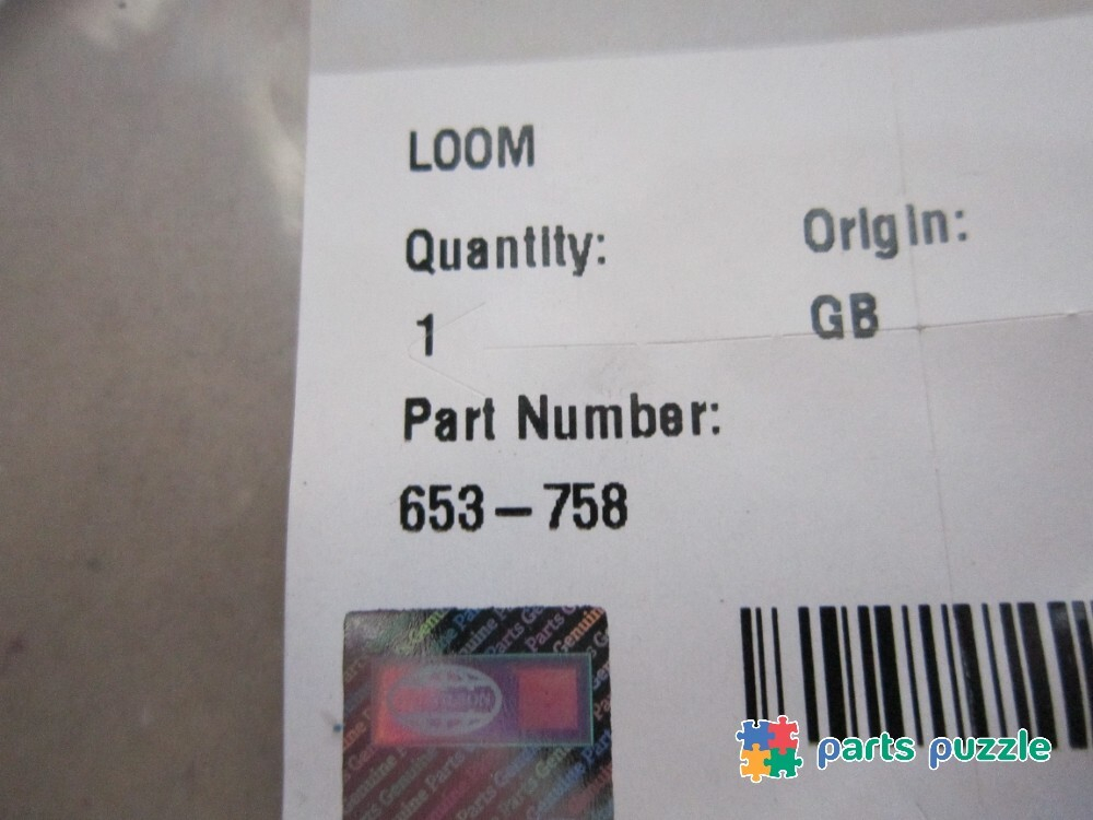 Жгут проводов / LOOM АРТ: 653-758