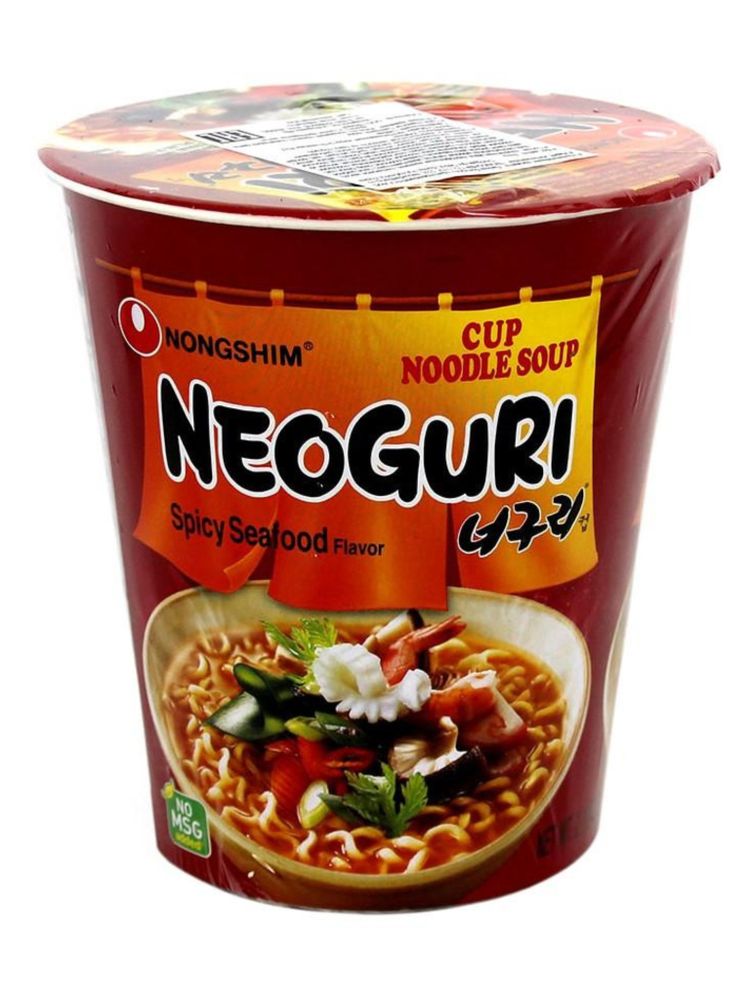 Лапша Nongshim Neoguri Spicy c морепродуктамы 62 г 4 шт