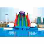 Надувной наземный аквапарк «Ракушка» 16*16*8 м