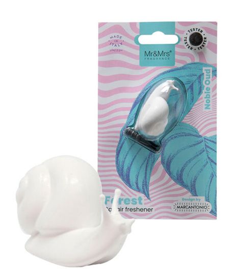 Аромадекор для автомобиля и дома FOREST SNAIL УЛИТКА (благородный уд) в блистере, Mr&Mrs Fragrance