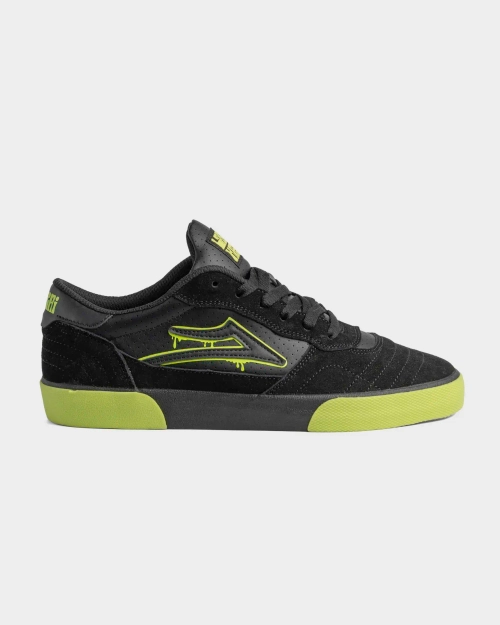 Кеды Lakai Cambridge x Haze Wheels: Acid Lime Black Crystal (Q4-25)
