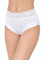 Высокие трусики с широким кружевным поясом Dolce Cinture (Размер: M) (Цвет: белый)