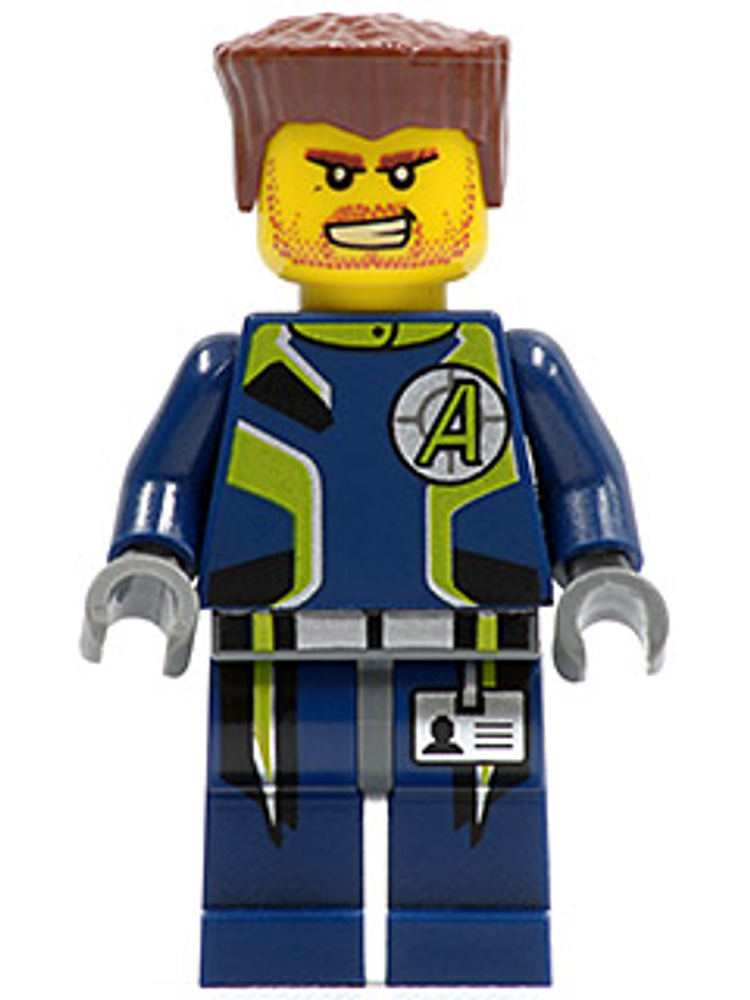 Минифигурка LEGO agt011 Агент Чейз (Без прически)